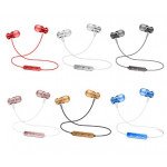 Wholesale Magnetic Slim Wireless Sports Bluetooth Stereo Headset B3 (Rose Gold)
